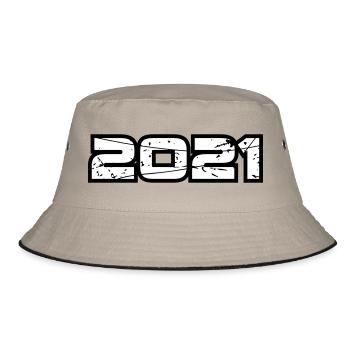 2021 - Bucket Hat - khaki/black - Front