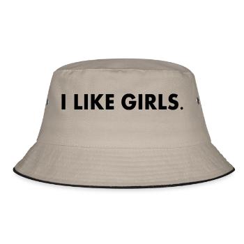 I like girls - Bob - kaki/noir - Devant