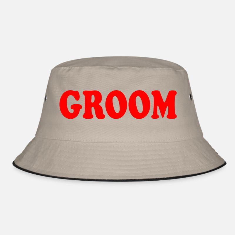 Groom - Bucket Hat - Khaki/Schwarz