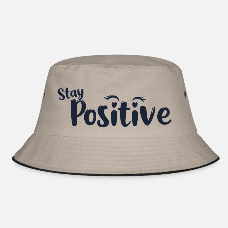 BLEIBEN SIE POSITIV Bucket Hat