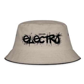 kikkbeatz Electro - Bucket Hat - Khaki/Schwarz - Vorne