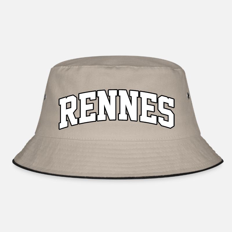 Rennes logo: Collegiate design in Breton style Bucket Hat