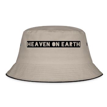 Heaven on earth - Bucket Hat - khaki/black - Front