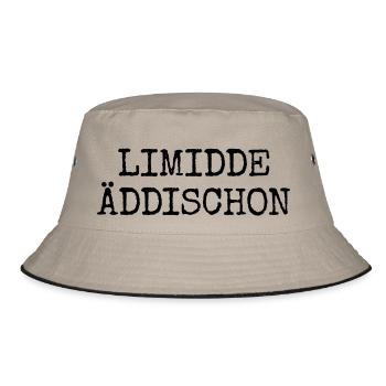 Limidde Äddischon - Berliner Edition für Berliner - Bucket Hat - Khaki/Schwarz - Vorne