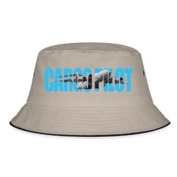 Cargo pilot C-17 - Bucket Hat - Khaki/Schwarz - Vorne