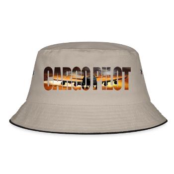 Cargo pilot - Bucket Hat - khaki/black - Front