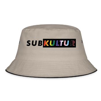 SUBKULTUR CSD - Bucket Hat - Khaki/Schwarz - Vorne