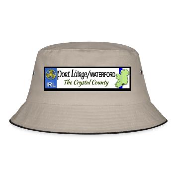 Waterford Crystal County Heritage Banner - Bucket Hat - Khaki/Schwarz - Vorne