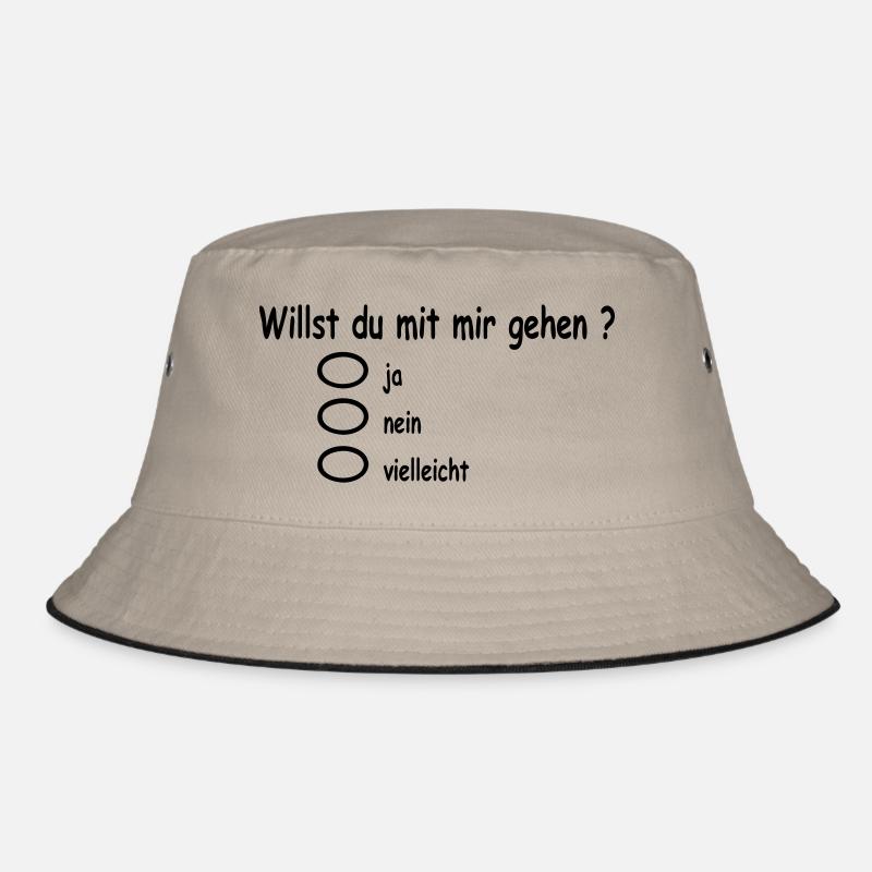 willst_du_mir_gehen Bucket Hat