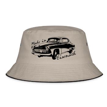 Wartburg W311 Coupe - Bucket Hat - Khaki/Schwarz - Vorne