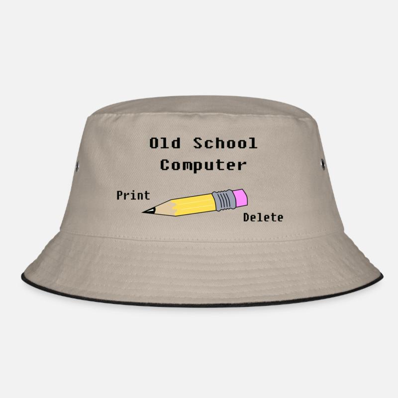 Old School Computer - Bob - kaki/noir