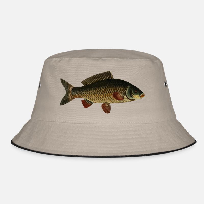 carpe de poissons - Bob - kaki/noir