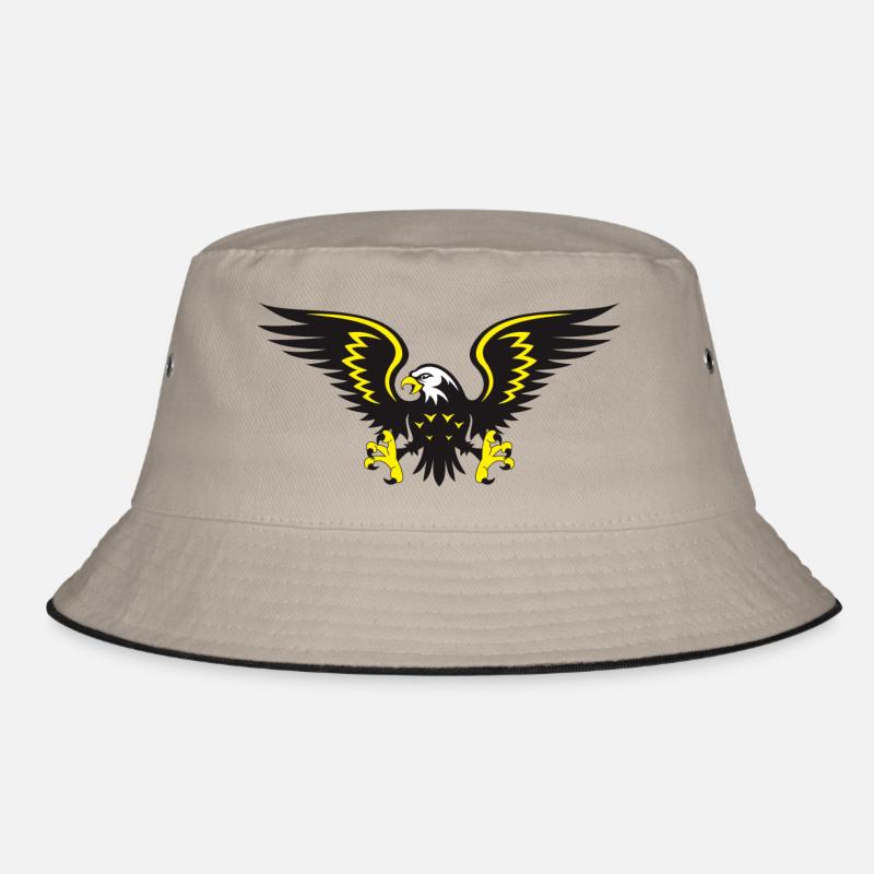 eagle eagle buzzard falcon habicht hawk falcon53 Bucket Hat
