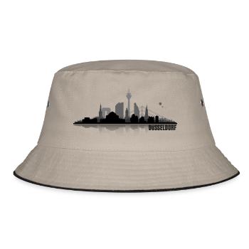 Dusseldorf 02 - Bucket Hat - khaki/black - Front