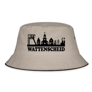 Skyline Wattenscheid - Bucket Hat - Khaki/Schwarz - Vorne