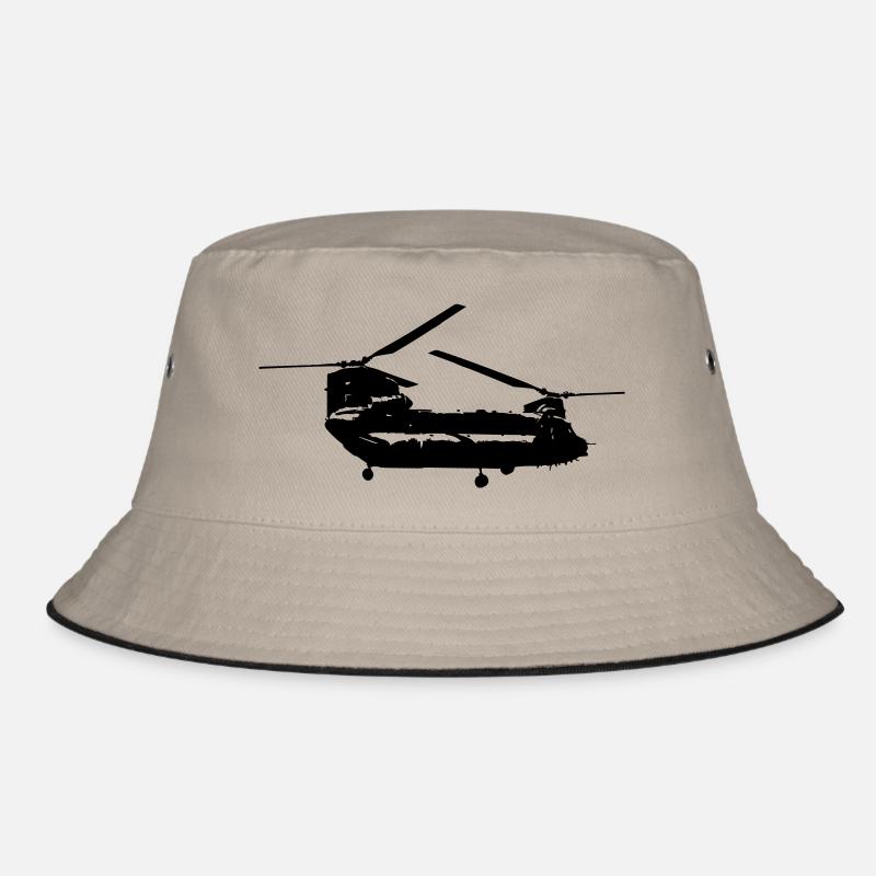 chinook helicopter Bucket Hat
