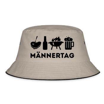 Männertag ASCENSION DAWG SHIRT - Bucket Hat - khaki/black - Front