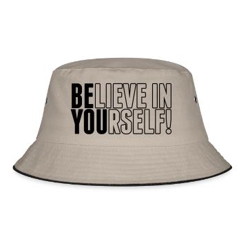 believe in yourself - be you - Bob - kaki/noir - Devant