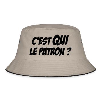 C'est QUI le Patron ? - Bob - kaki/noir - Devant