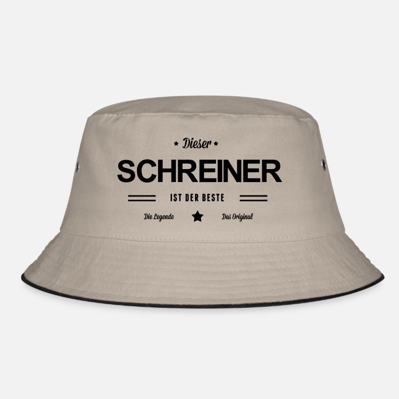 Bester Schreiner - Bucket Hat - Khaki/Schwarz