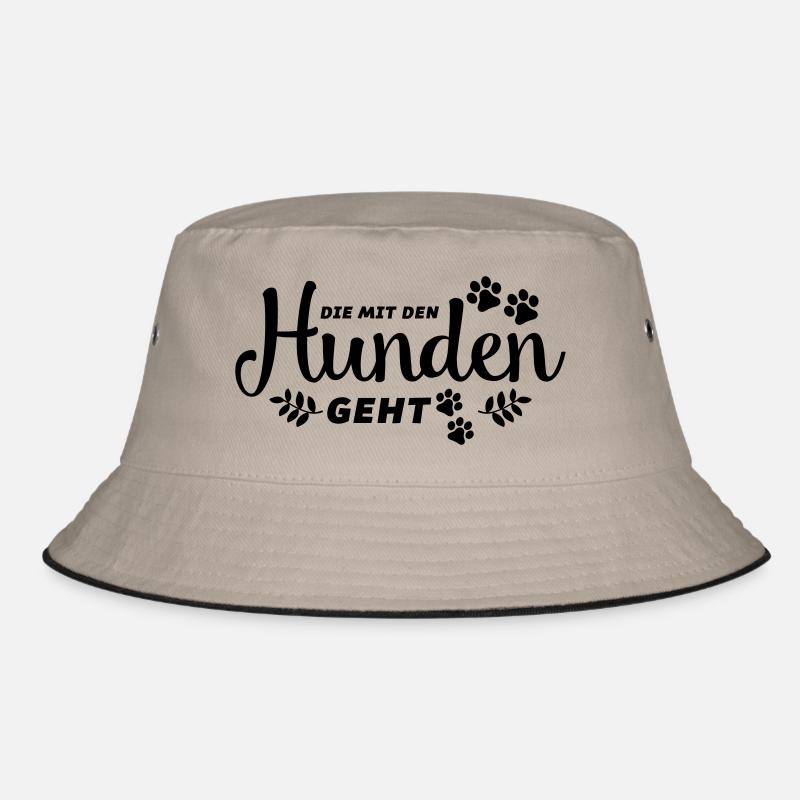 die mit den hunden geht Bucket Hat