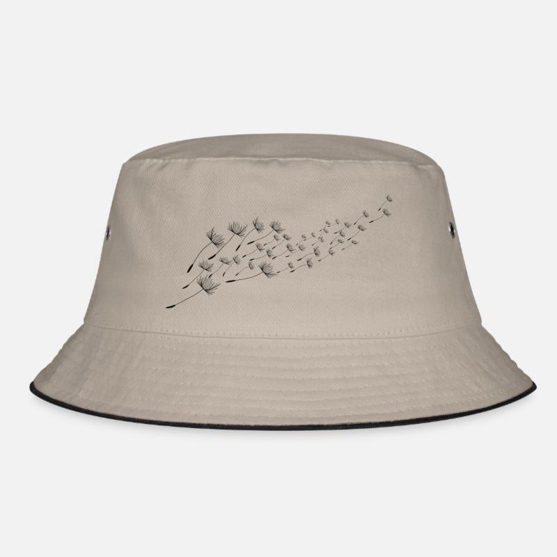 Pusteblume Löwenzahn Fliegende Samen Bucket Hat
