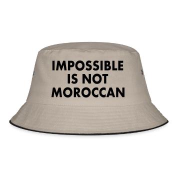 Maroc - impossible is not moroccan - Bob - kaki/noir - Devant