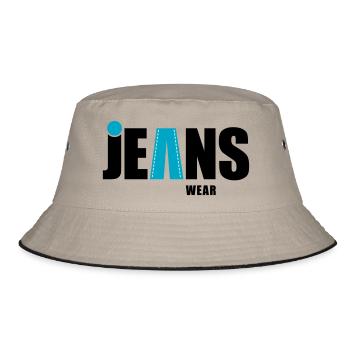 Jeans Wear with a dot - Bucket Hat - khaki/black - Front