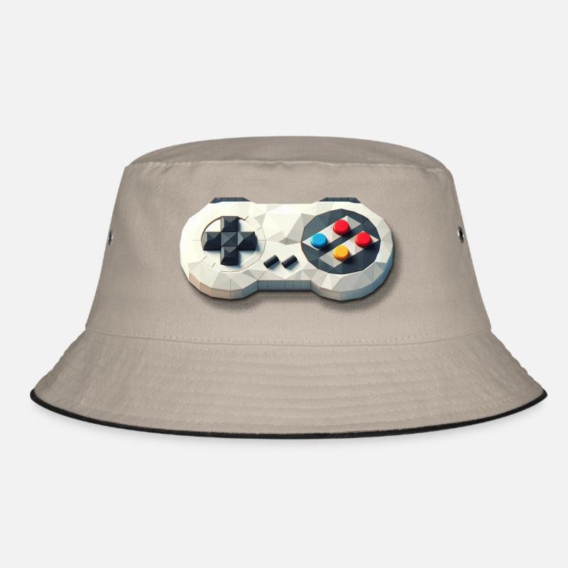 Retro Gaming Controller 16 Bit Console Bucket Hat