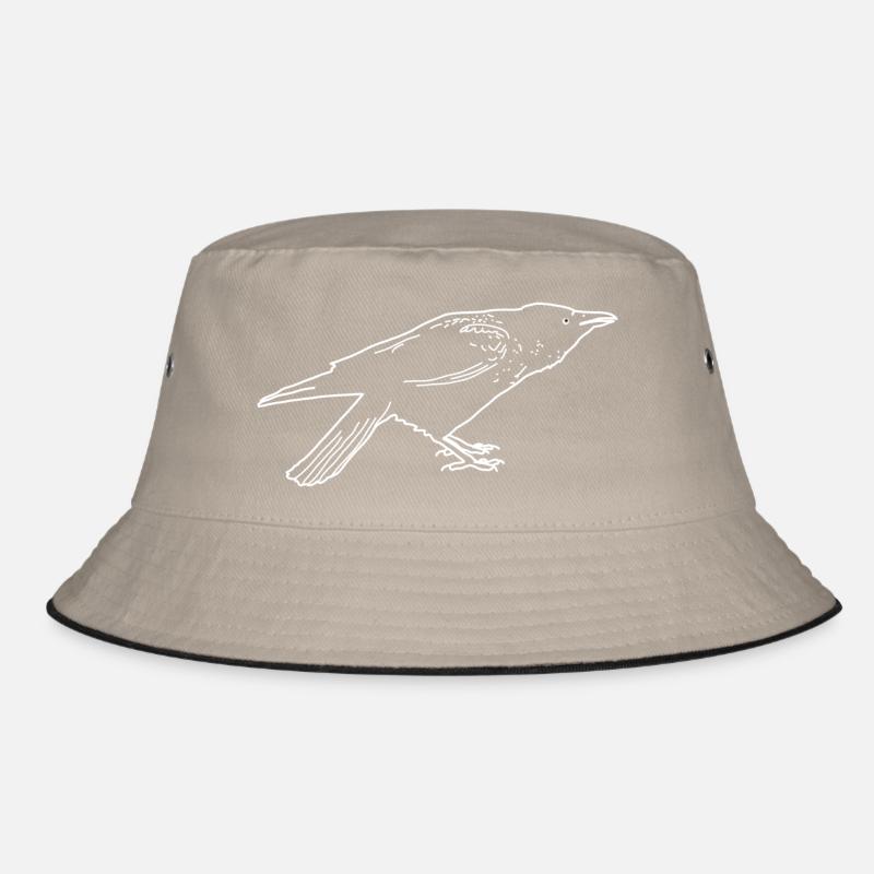 Crow linears Bucket Hat