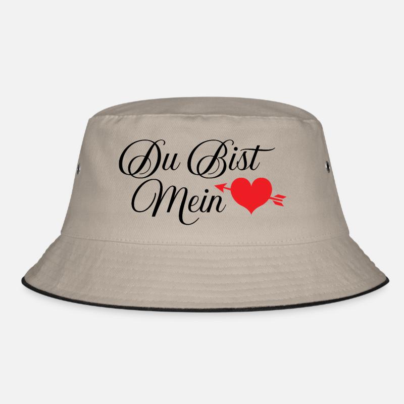 Du bist mein Herz Bucket Hat