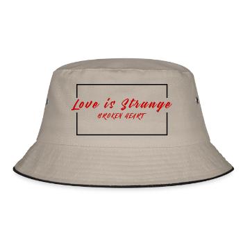 Love is Strange - Bucket Hat - khaki/black - Front