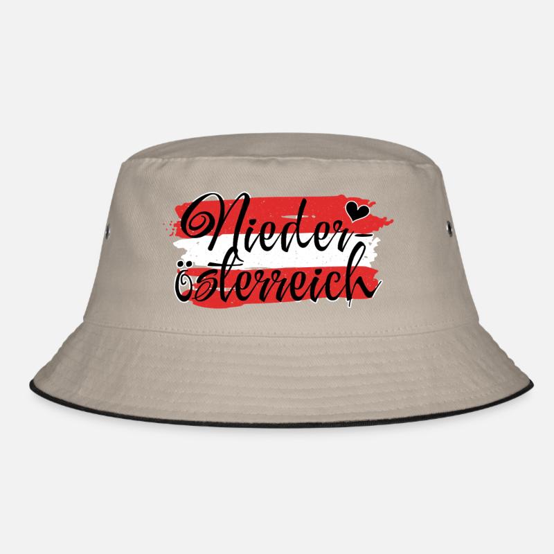Flag Austria Lower Austria Bucket Hat