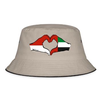 Monaco Drapeau des Émirats Arabes Unis - Bob - kaki/noir - Devant