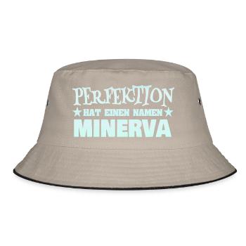 Woman's name Mi - Bucket Hat - khaki/black - Front