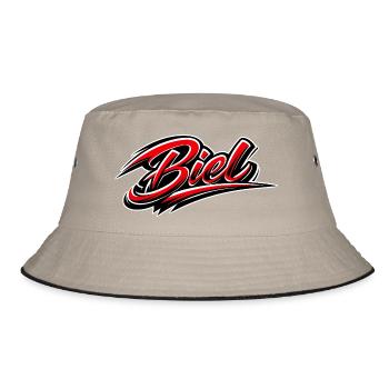Biel lettering - Bucket Hat - khaki/black - Front