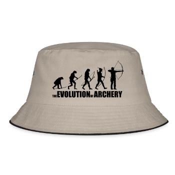 evoblanknew - Bucket Hat - khaki/black - Front