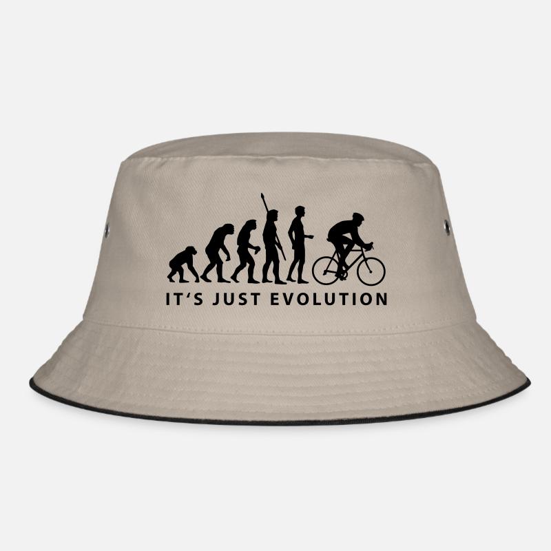 biker evolution Bucket Hat