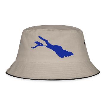 Bodensee - Bucket Hat - Khaki/Schwarz - Vorne