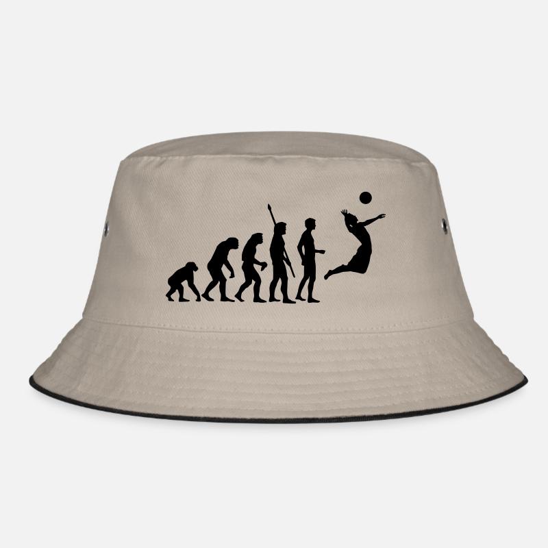 evolution_volleyball_1c Bucket Hat