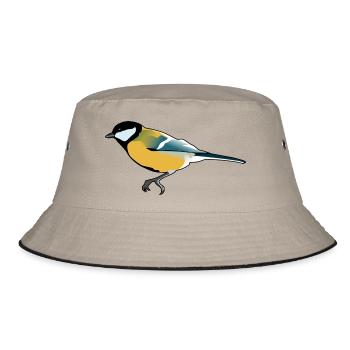 Bir d946 - Bucket Hat - khaki/black - Front