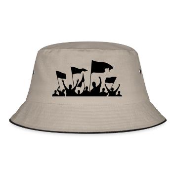 Demonstration / protest - Bucket Hat - khaki/black - Front