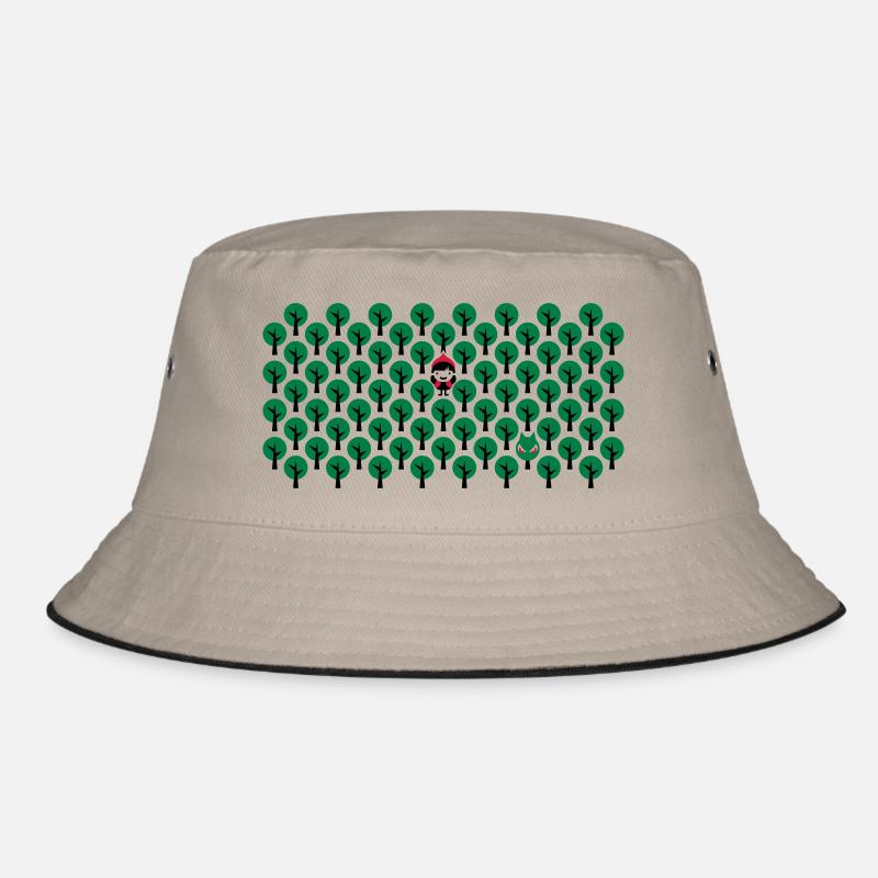 Fairytale - Rotkaeppchen - Märchen - Wolf - Quer Bucket Hat