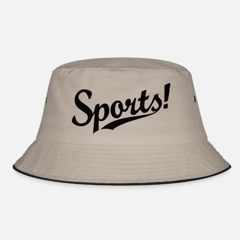 Sport - Bucket Hat - Khaki/Schwarz