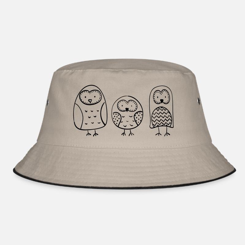 Kleine Eulen Bucket Hat