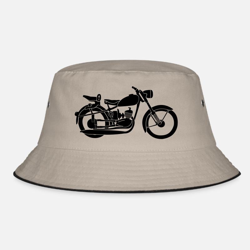 RT MZ Motorrad - Bucket Hat - Khaki/Schwarz