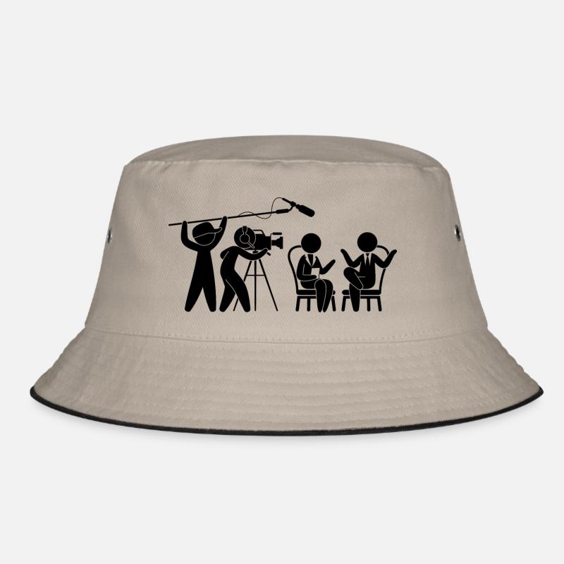 Fernsehen Studio Talkshow Bucket Hat