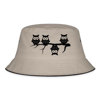 Be different 4 owls Abdulazeez differ - Bucket Hat - khaki/black - Front