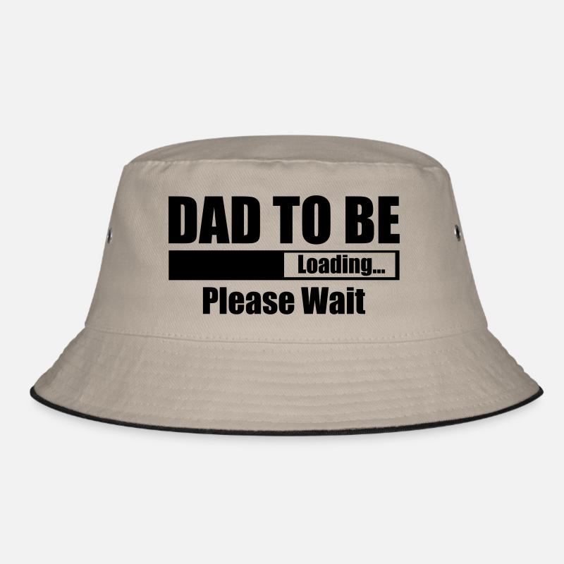 Dad To Be Loading Please Wait - Bucket Hat - khaki/black