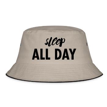 SLEEP ALL DAY - Bob - kaki/noir - Devant